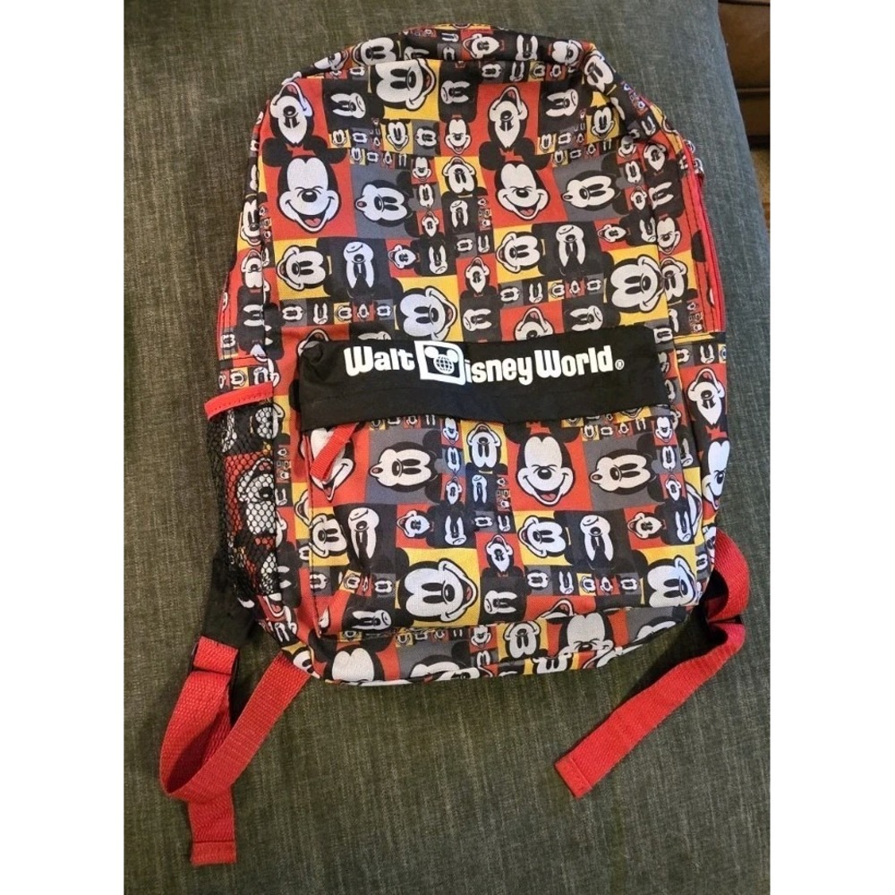 Disney Parks Backpack Unisex OSOMulti Mickey Mouse Comic Strip Polyester